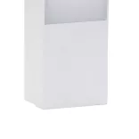 fekete öntött alumínium kültéri LED-es falilámpa