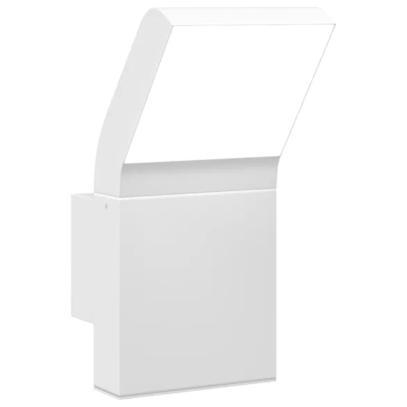 fekete öntött alumínium kültéri LED-es falilámpa