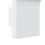 2 db fehér fröccsöntött alumínium kültéri fali LED lámpa