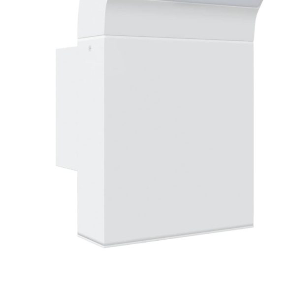 2 db fehér fröccsöntött alumínium kültéri fali LED lámpa