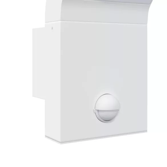 fehér öntött alumínium kültéri érzékelős LED-es falilámpa