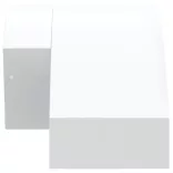 2 db fehér fröccsöntött alumínium kültéri fali LED lámpa