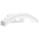 fehér öntött alumínium kültéri érzékelős LED-es falilámpa