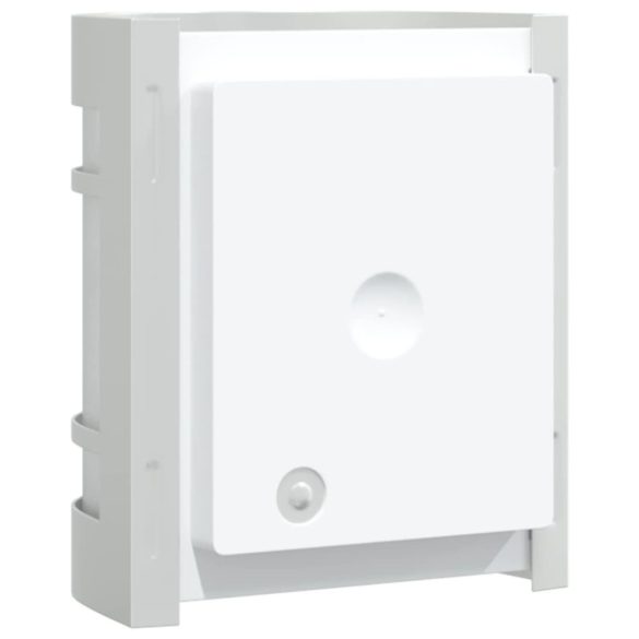 2 db ezüstszínű rozsdamentes acél kültéri falilámpa