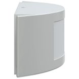 2 db ezüstszínű rozsdamentes acél kültéri falilámpa