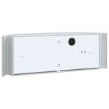 2 db ezüstszínű rozsdamentes acél kültéri falilámpa