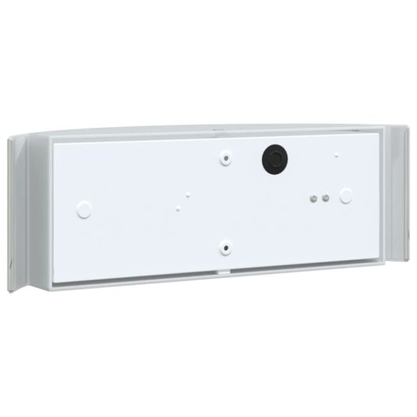 2 db ezüstszínű rozsdamentes acél kültéri falilámpa