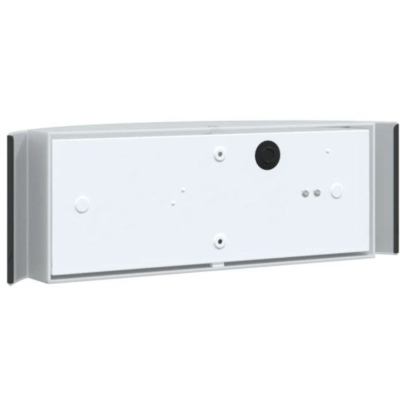 2 db fekete rozsdamentes acél kültéri falilámpa