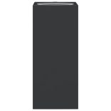 2 db fekete öntött alumínium kültéri falilámpa