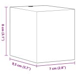 2 db fekete öntött alumínium kültéri falilámpa