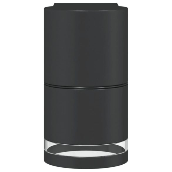 2 db fekete öntött alumínium kültéri falilámpa