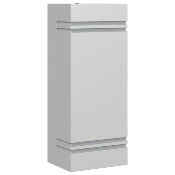 ezüstszínű rozsdamentes acél kültéri falilámpa