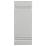 2 db ezüstszínű rozsdamentes acél kültéri falilámpa