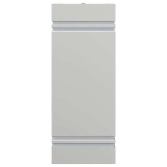 2 db ezüstszínű rozsdamentes acél kültéri falilámpa