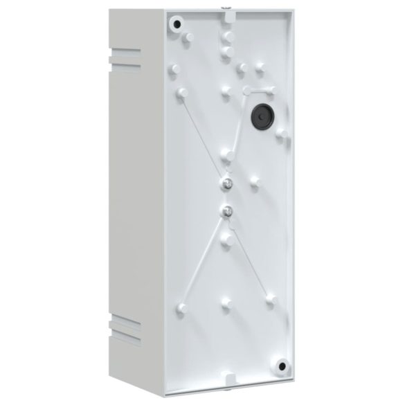 2 db ezüstszínű rozsdamentes acél kültéri falilámpa