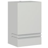 ezüstszínű rozsdamentes acél kültéri falilámpa