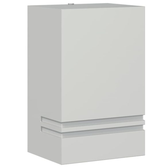 ezüstszínű rozsdamentes acél kültéri falilámpa