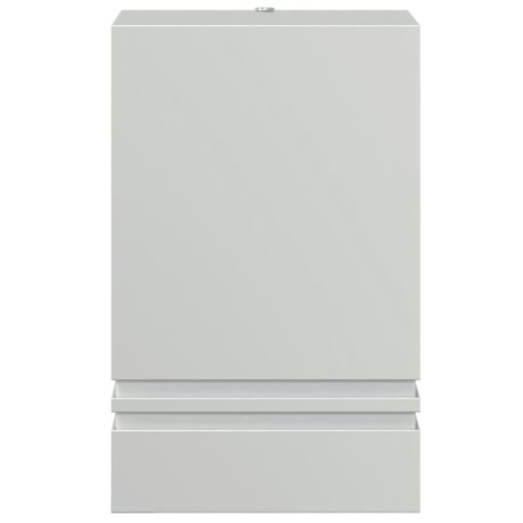 ezüstszínű rozsdamentes acél kültéri falilámpa