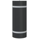 fekete öntött alumínium kültéri falilámpa