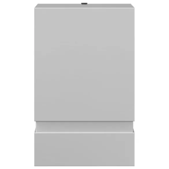 ezüstszínű rozsdamentes acél kültéri falilámpa