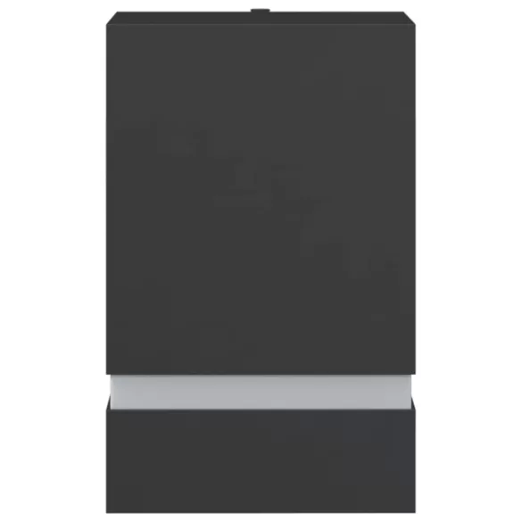 fekete rozsdamentes acél kültéri fali lámpa