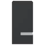 fekete rozsdamentes acél kültéri fali lámpa