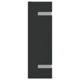 fekete rozsdamentes acél kültéri fali lámpa