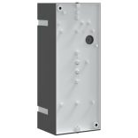 fekete rozsdamentes acél kültéri fali lámpa