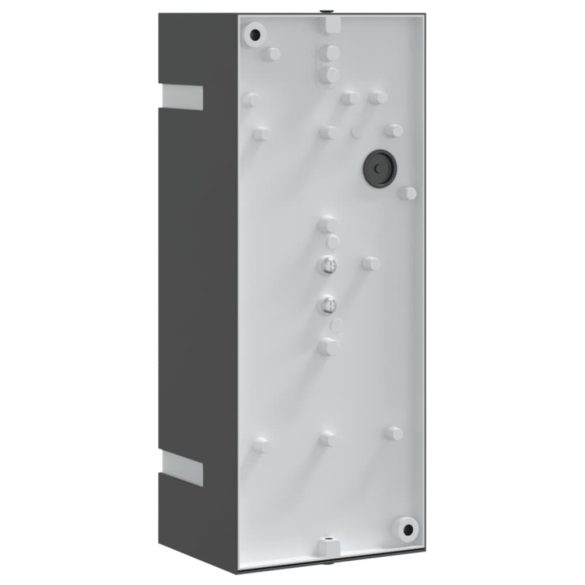 fekete rozsdamentes acél kültéri fali lámpa