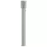 ezüst rozsdamentes acél kültéri állólámpa érzékelővel 110 cm