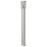 ezüst rozsdamentes acél kültéri állólámpa érzékelővel 110 cm