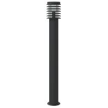 3 db rozsdamentes acél kültéri állólámpa érzékelővel 110 cm