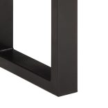 tömör akácfa és acél pad 160 cm