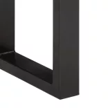 tömör újrahasznosított fa és acél pad 160 cm