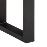 tömör nyers mangófa és acél pad 160 cm