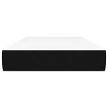 fekete szövet zsebrugós ágymatrac közepes keménységű 120 x 190 x 20 cm