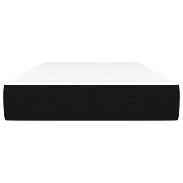 fekete szövet zsebrugós ágymatrac közepes keménységű 120 x 190 x 20 cm