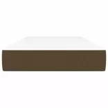 sötétbarna szövet zsebrugós ágymatrac közepes keménységű 120 x 190 x 20 cm