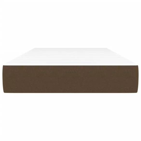 sötétbarna szövet zsebrugós ágymatrac közepes keménységű 120 x 190 x 20 cm