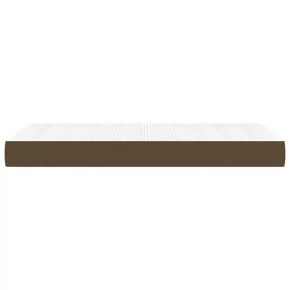 sötétbarna szövet zsebrugós ágymatrac közepes keménységű 120 x 190 x 20 cm