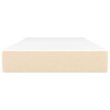 krémszínű szövet zsebrugós ágymatrac közepes keménységű 120 x 190 x 20 cm