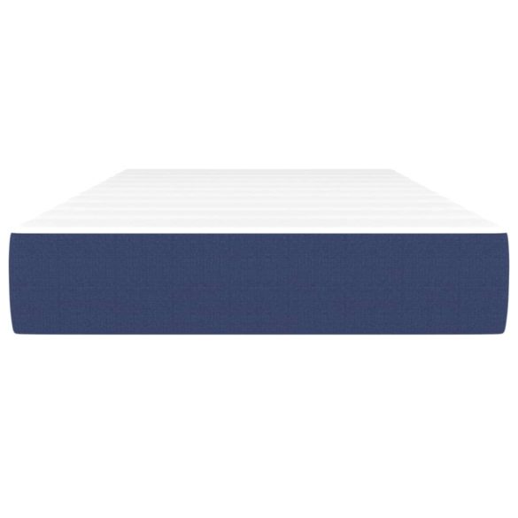 kék szövet zsebrugós ágymatrac közepes keménységű 120 x 190 x 20 cm