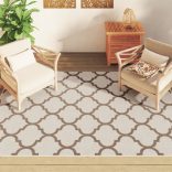 többszínű bel/kültéri rövidszálú szőnyeg 190x300cm