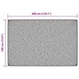 többszínű bel/kültéri rövidszálú szőnyeg 190x300cm