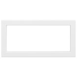 2 db fehér négyszögletes acél polctartó mosdóhoz