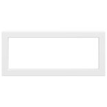 2 db fehér négyszögletes acél polctartó mosdóhoz