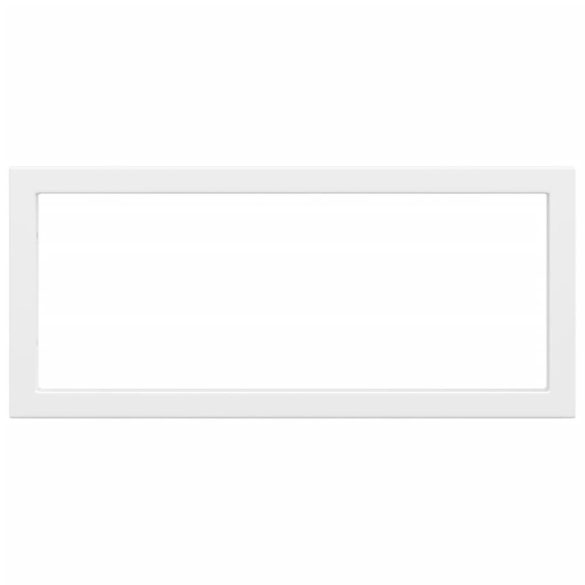 2 db fehér négyszögletes acél polctartó mosdóhoz