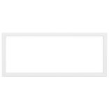 2 db fehér négyszögletes acél polctartó mosdóhoz