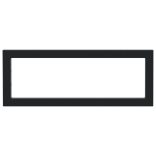 2 db fekete négyszögletes acél polctartó mosdóhoz