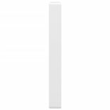 2 db fehér trapéz alakú acél polctartó mosdóhoz